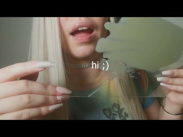asmr Glass Licking Condensed Milk 🥛👅