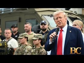 Tak ada patroli, tapi Trump kunjungi polisi dan militer di DC saat ia menggembar-gemborkan geraka...