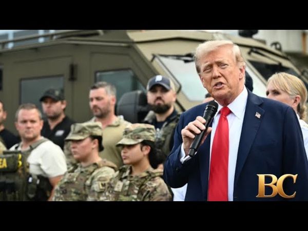 Tak ada patroli, tapi Trump kunjungi polisi dan militer di DC saat ia menggembar-gemborkan geraka...