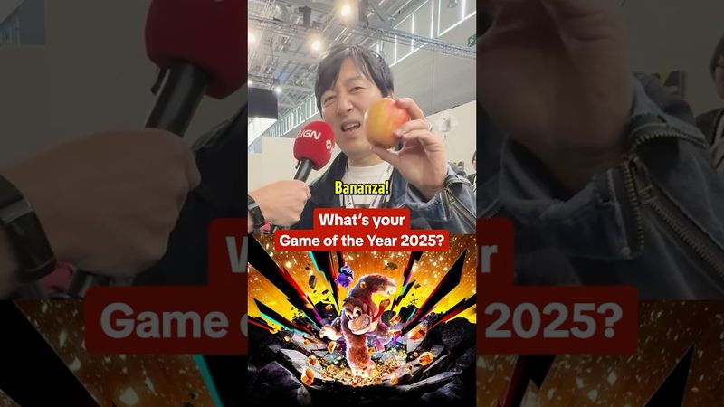 What's YOUR Game of the Year so far in 2025? We asked fans at #gamescom2025! Wait is that Suda51?!