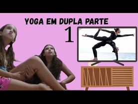 💜✨️Yoga em dupla (foi um desafio vão ver👀 )✨️💜