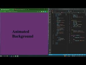 Как добавить анимированный задний фон используя HTML & CSS Animation || Animated Background 5 colors