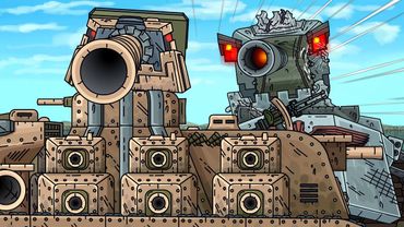 I WILL STOP THE MONSTER WITH MY 450MM GUN! - Cartoons about tanks