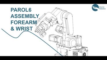 PAROL6 Robot arm   Wrist and Forearm assembly