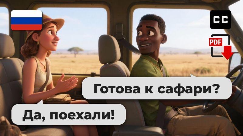 Easy Russian Conversation 🌍 Beginner Level Safari Talk with a Local