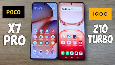 POCO X7 PRO VS IQOO Z10 TURBO - ЧТО ВЫБРАТЬ? ПОЛНОЕ СРАВНЕНИЕ!