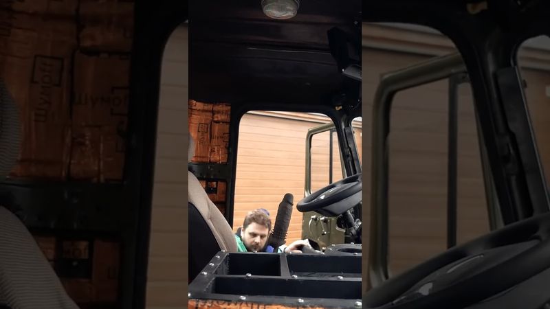 ПЕРВЫЙ РАЗ ЗА ГАЗ-66😄