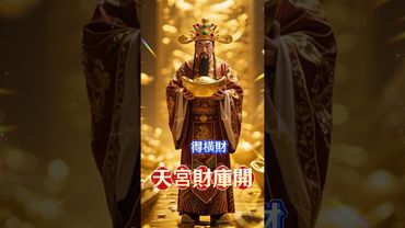 天宮財庫開，我下凡送財來。接我者，得橫財，不接者，注定漏財！