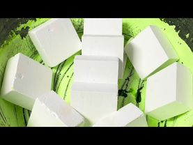 Green Pasted Bowl of Fresh Chalk 