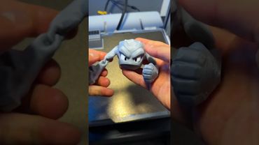 3D Printed Articulated Geodude
