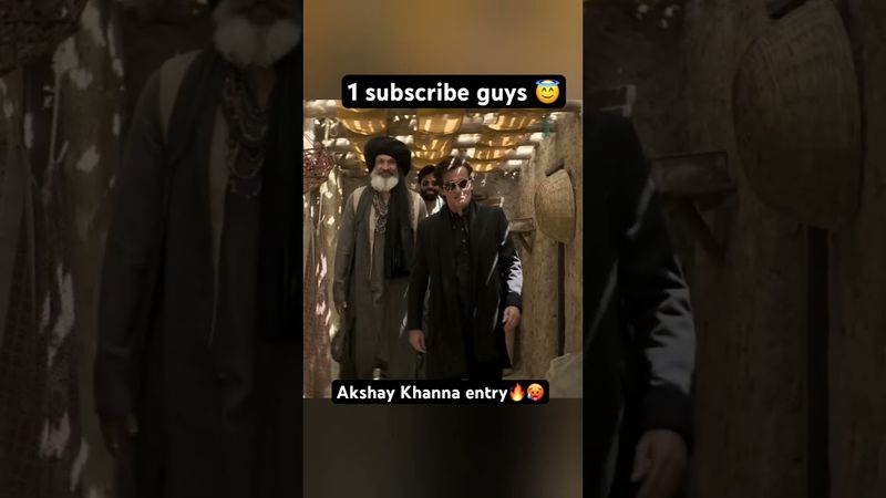 Akshay Khanna entry dhurandhar