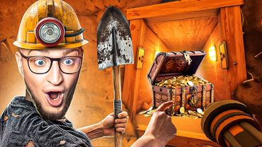 Я НАШЁЛ ЗОЛОТО! ТЕПЕРЬ Я БОГАТ! ОТКОПАЛ ЗАБРОШЕННУЮ ШАХТУ С НЕСМЕТНЫМИ БОГАТСТВАМИ! (DIGGING A HOLE)