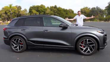 Audi SQ6 E-Tron 2025 года, на удивление крутой и весёлый