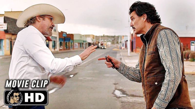 Joaquin Phoenix Vs Pedro Pascal Scene | EDDINGTON (2025) Movie CLIP HD