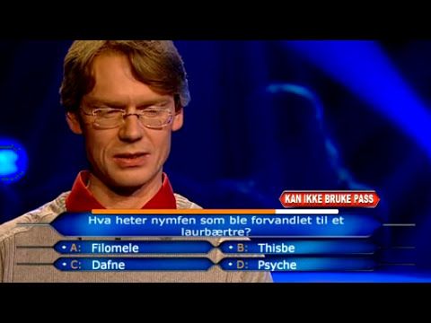 Vil du bli millionær-Her vinner Bjørn 1 million