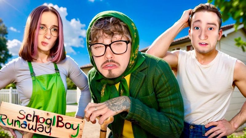 ПРИТВОРИЛСЯ БАБУШКОЙ И СБЕЖАЛ ОТ ЗЛЫХ РОДИТЕЛЕЙ В SCHOOLBOY RUNAWAY В МАЙНКРАФТ!