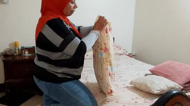 تظبيط الأوضه❤وفرش الملايه