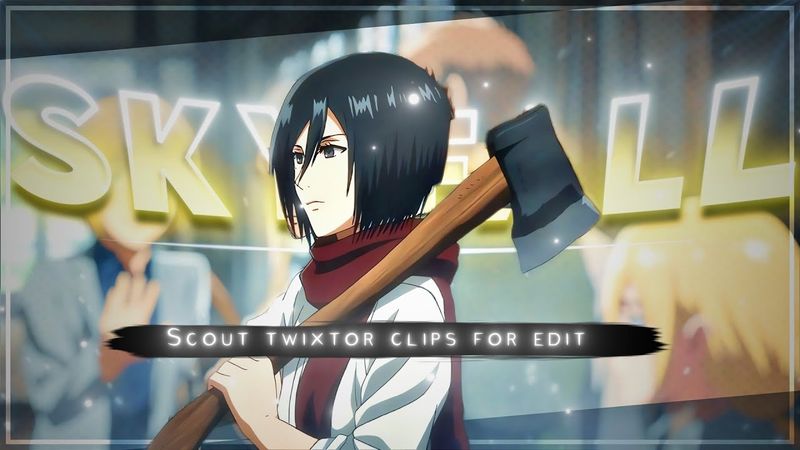 Attack on Titan Clips slowmo-  [4K UHD] | Mikasa Ackerman & Scout Regiment Member 4K Twixtor Pack