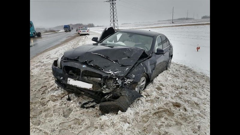 Авари и ДТП на ЗИМНЕЙ дороге торопыги и водятлы за рулем