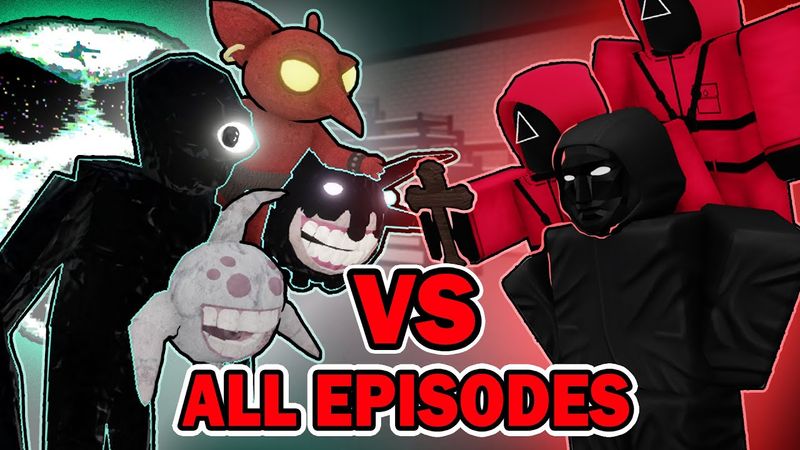 DOORS VS SQUID GAME! (All episodes) Roblox Doors 2 Animation