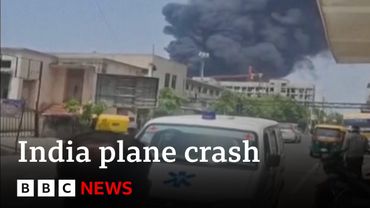 Passenger plane heading for London crashes in India | BBC News