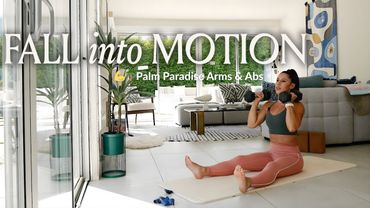 Palm Paradise Arms & Abs: Sculpting Arm Toning Exercises for Women! 💪🌴