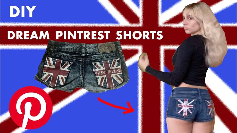 THRIFT WITH ME my dream shorts off Pinterest and make them from scratch + story time(scary asf)