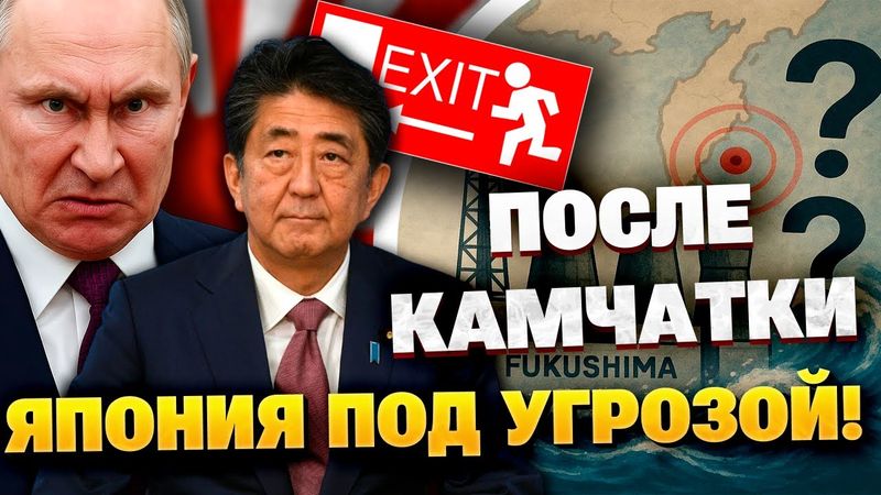 КАТАСТРОФА может повторится! Тревога на Фукусиме: эвакуация после землетрясения на Камчатке!