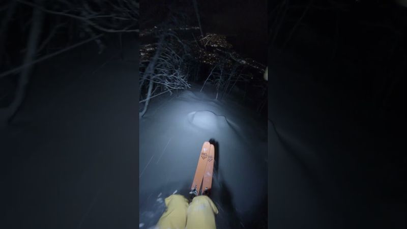 Night skiing dreams 🤯