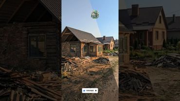 Old House Makeover: Siding & Winding Path Transformation 🏡✨#shorts