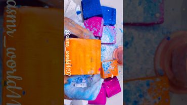 Crispy Yellow #crushingtime #oddlysatisfying #relax #rainbowsoap #satisfying #crunchycrumbles