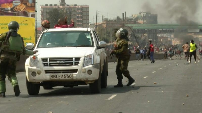 Kenya police use whips, tear gas during clashes in Nairobi | AFP