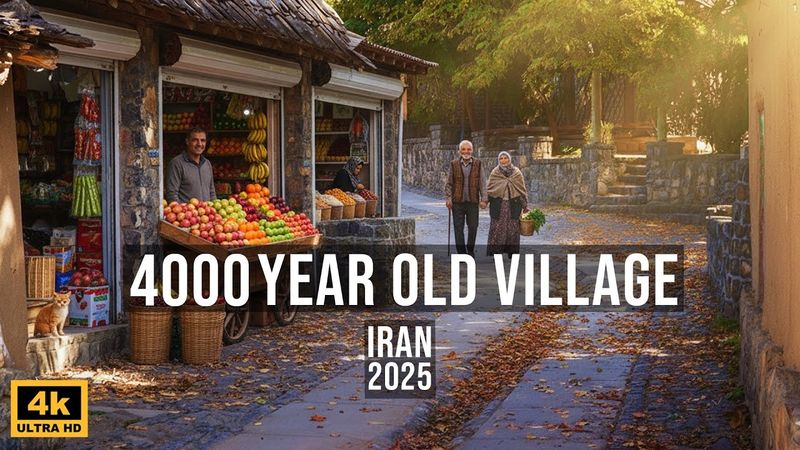 Kandulos Village, Iran 🇮🇷 | Hidden Gems of Mazandaran – Travel & Culture 4K