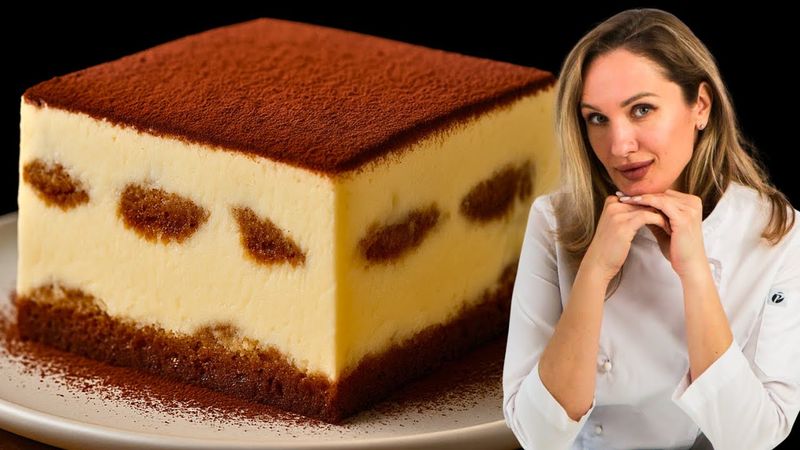 Итальянский тирамису с Амаретто, который держит форму! Тает как мороженое