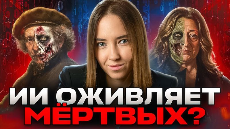 Нейросеть научилась воскрешать мертвых! Архитекторы с того света: Заха Хадид и Рембрандт.