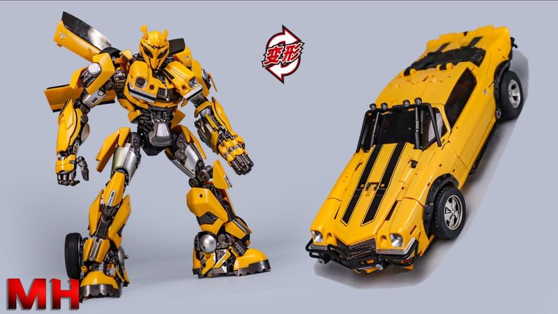 Robot to car transformation！Wanjuzai Toys W-01 HXZ Transformers Rise of the Beasts DLX Bumblebee