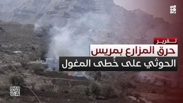 على خُطى المغول.. الحوثي يحرق المزارع في مريس