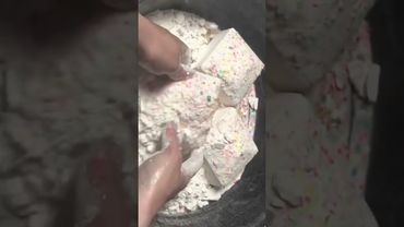 Sand & Glitter on Chalk Blocks