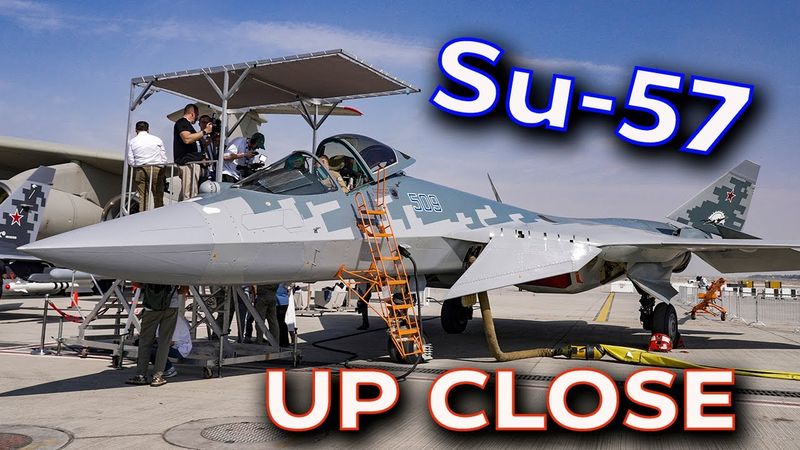 Uma análise detalhada do Su-57 russo no Dubai Airshow.