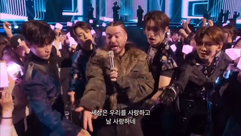 MI GENTE— J BALVIN X ATEEZ (Hongjoong, Yeosang, San y Mingi) FULL PERFORMANCE [KPOPPED]