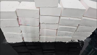 Full Block Crush | Soft & Crispy Homemade Gym Chalk Blocks | Super Satisfying ASMR