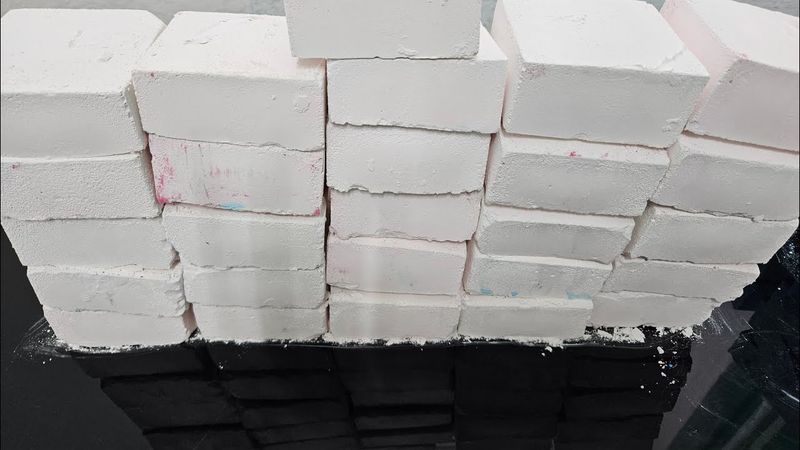 Full Block Crush | Soft & Crispy Homemade Gym Chalk Blocks | Super Satisfying ASMR