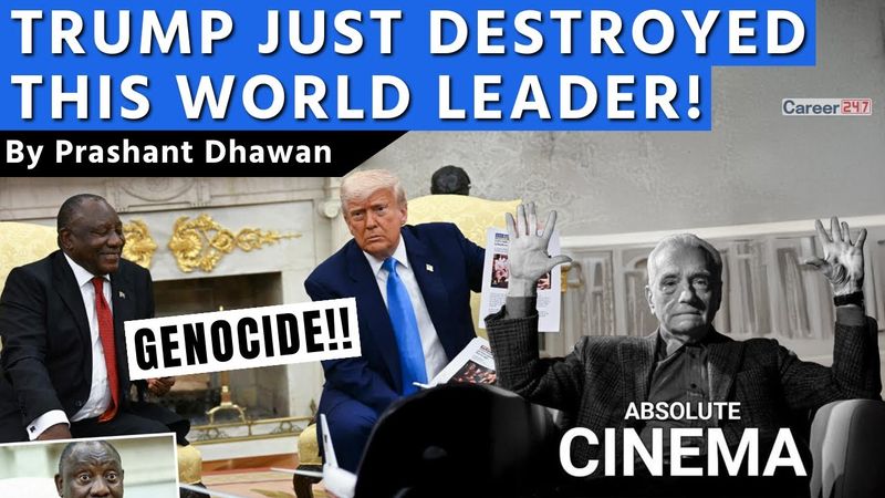 TRUMP JUST DESTROYED SOUTH AFRICA'S PRESIDENT | Absolute Cinema of Geopolitics!