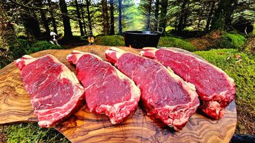 STEAK FRIES, incredible jucy Recipie you will fall in love with ( ASMR cooking)