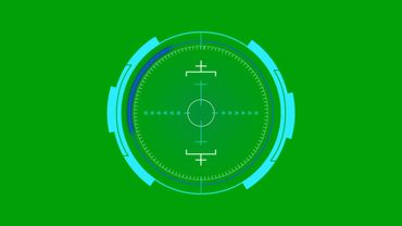 Цель Движении на зелёном фоне