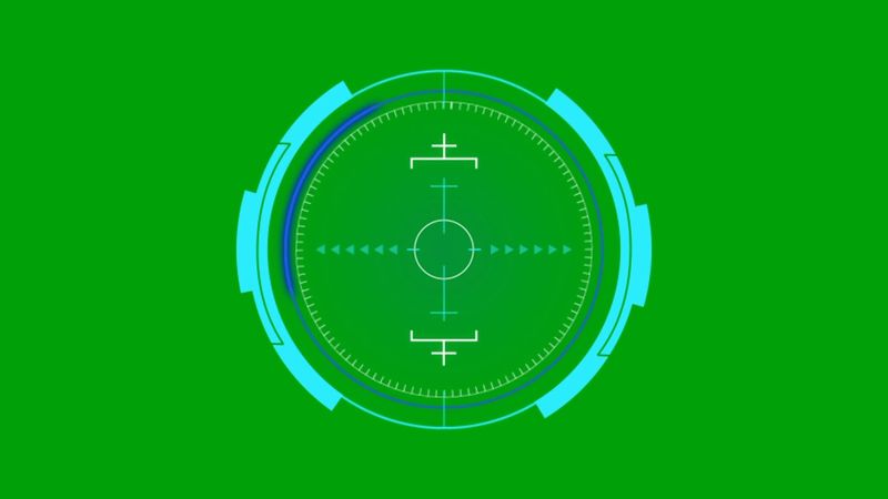 Цель Движении на зелёном фоне