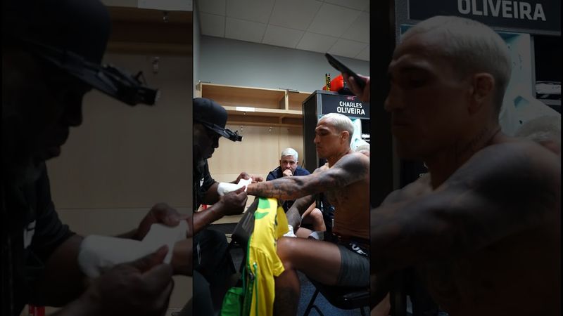 Charles Oliveira getting ready for his title fight! 🔥 #ufc317