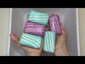 ASMR 🍏🍒Lathering bright soaps “Fresh” | АСМР 🍏🍒Мыление ярких мылок “Fresh”