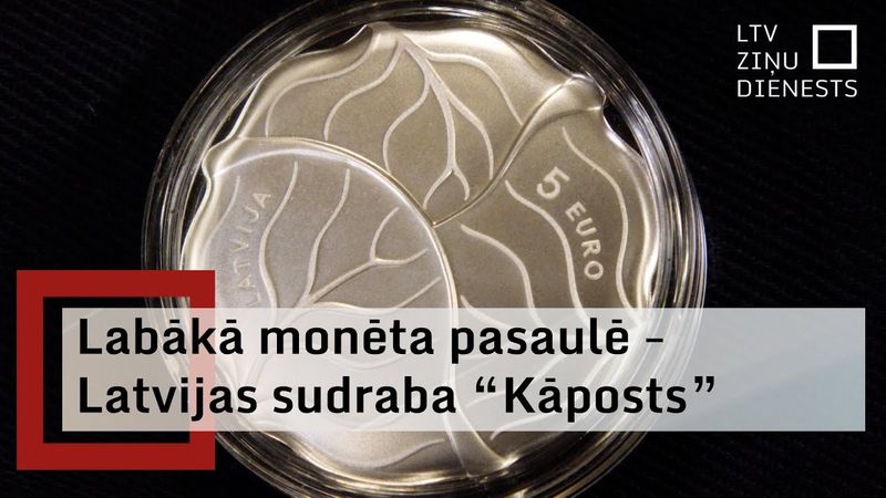 Latvijas Bankas kolekcijas monēta “Kāposts” atzīta par labāko sudraba monētu pasaulē