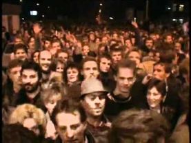 Die Öffnung der Mauer in Berlin, Bornholmer Strasse, 1989
